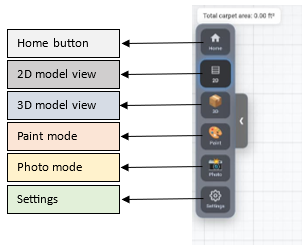 Left dock for workspace modes